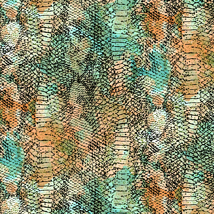 snake skin turquoise