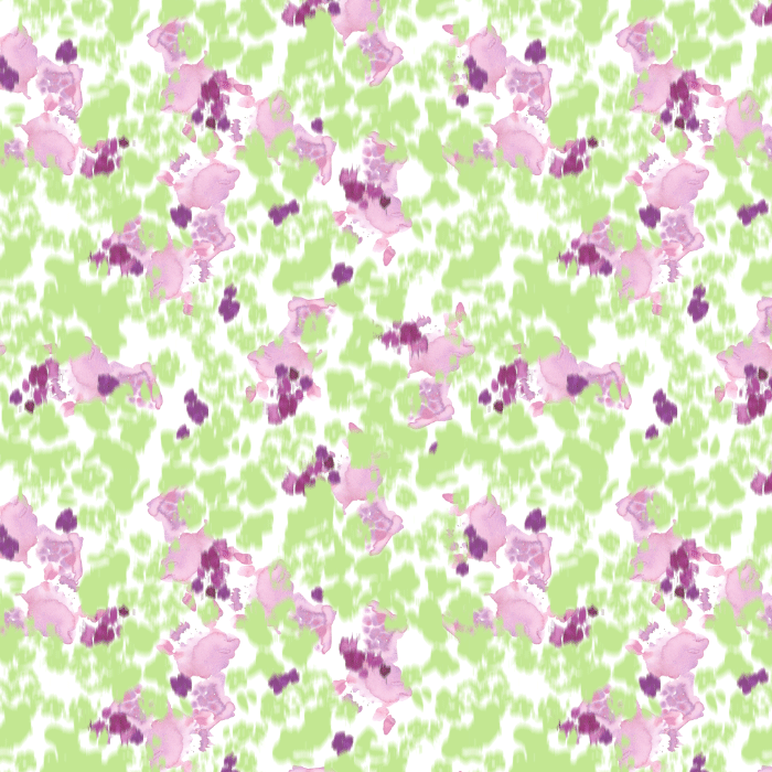 green violet florals
