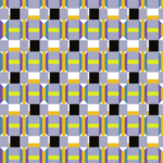vintage pattern yellow grey